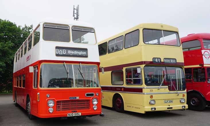 Oxford South Midland Bristol VRTSL3 ECW 105 & Leicester MCW Metropolitan 301